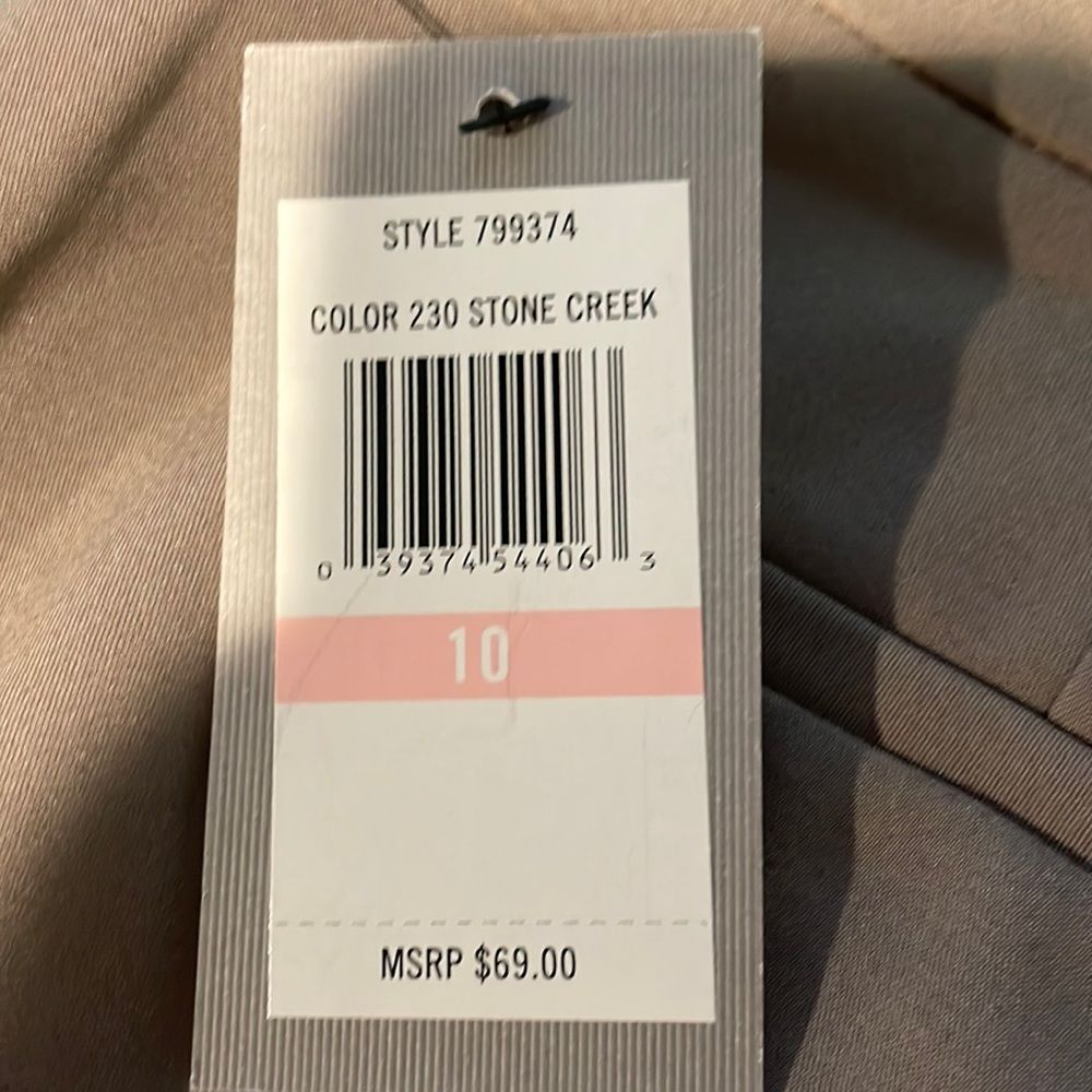 NWT! Chaus Doubleweave Ankle Pants | Size‎ 10 - Picture 2 of 3